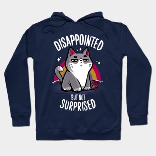 Angry Cat - Sarcastic rainbow - Funny meme Hoodie